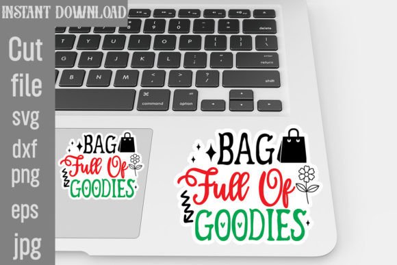 Bag Full of Goodies SVG Cut File Graphics and Crafts