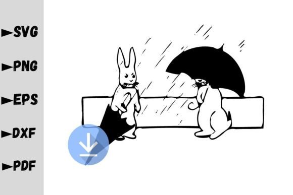 Bunnies in the Rain SVG, Bunnies SVG: A Designer’s Review for Crafts and Graphics