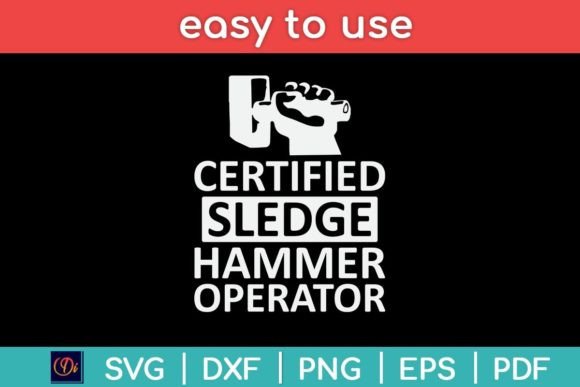 Certified Sledge Hammer Operator Funny Graphics and Crafts Review