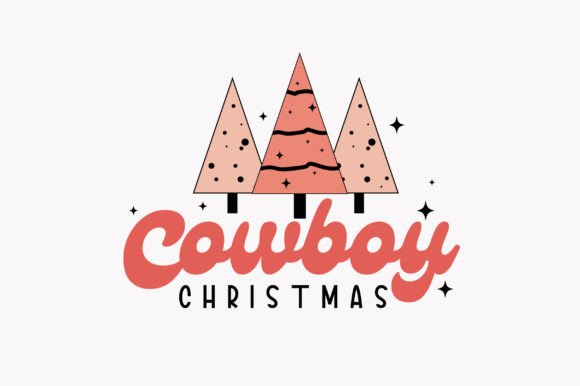 Cowboy Christmas Graphics for Crafts