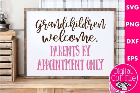 Grandchildren Welcome Sign Graphics and Crafts Review