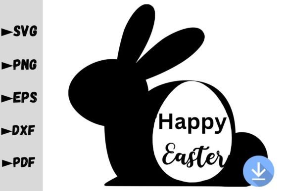 Happy Easter Bunny Silhouette Review