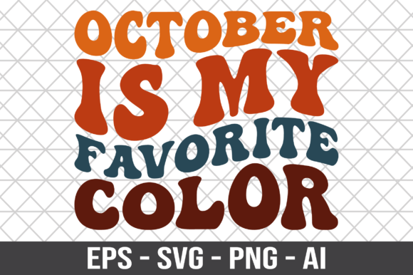 October is My Favorite Color Retro SVG Graphics & Crafts Review