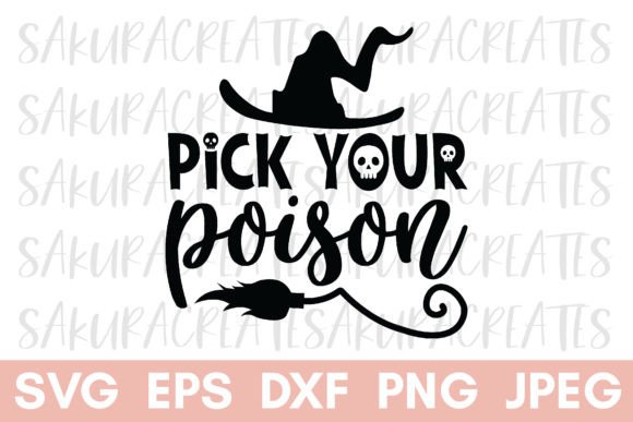 Pick Your Poison Halloween Witch Trick Graphics and Crafts Review