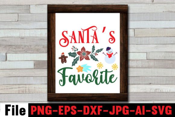 Santa s Favorite SVG Cut File